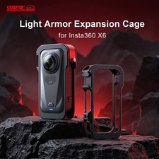 Camera Cage Aluminum Alloy Protective Frame with Cold Shoe Mount for Insta360 X6