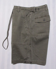 JAMES PERSE Men's Birch Pigment Green Slub Cotton Utility Flight Shorts MACS4314