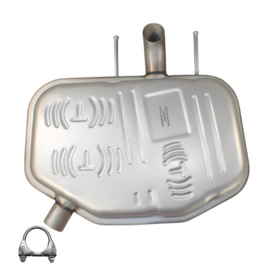 Stainless Steel Driver Side Muffler fits 13-15 Malibu & 2016 Malibu Limited 2.5L