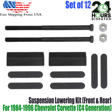 For 1984-1996 Chevrolet Corvette C4 Base Front And Rear Suspension Lowering Kit
