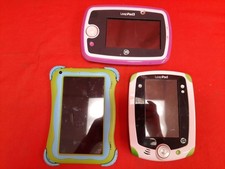 Lot Of 3 Leapfrog Leappads Ready For School Tablet Green 8721