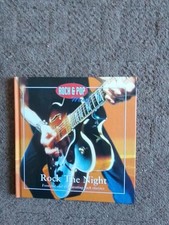 ROCK AND POP,ROCK THE NIGHT CD AND HARDBACK BOOK , FREEPOST