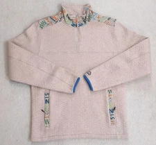 Chubbies Quilted 1/4 Zip The Sandstorm Mens Small Zip Pockets Pullover New