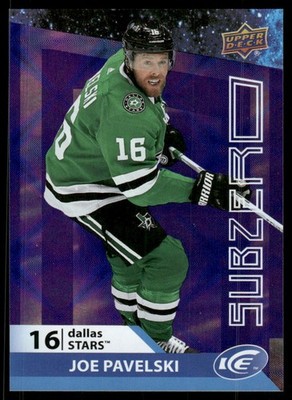 2021-22 Upper Deck Ice #SZ-1 Joe Pavelski Sub Zero