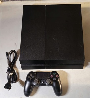 Sony PlayStation 4 Console PS4 500 GB CUH1215A Controller, Power Cord TESTED