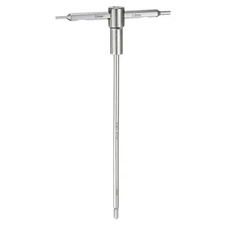 Sliding T-Handle Hex Key Wrench 2/2.5mm 3-Way Free Sliding Handle, Silver