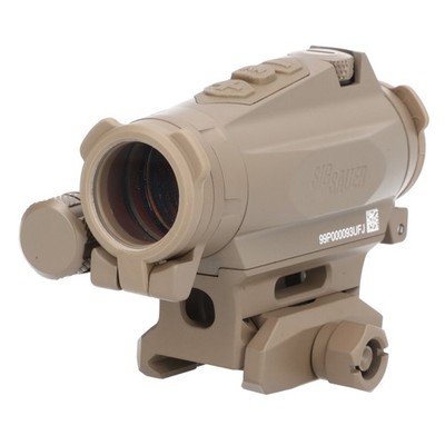 Sig Sauer SOR44002 Romeo4XT-Pro Flat Dark Earth 1 x 20 mm 2 MOA Red Ballistic