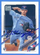 JULIAN MERRYWEATHER Signed/Autographed 2021 Topps RC Card #581 Blue Jays w/COA a