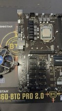 Biostar TB360-BTC Pro 2.0 LGA1151 12 GPU Mining Motherboard Celeron i3-9100