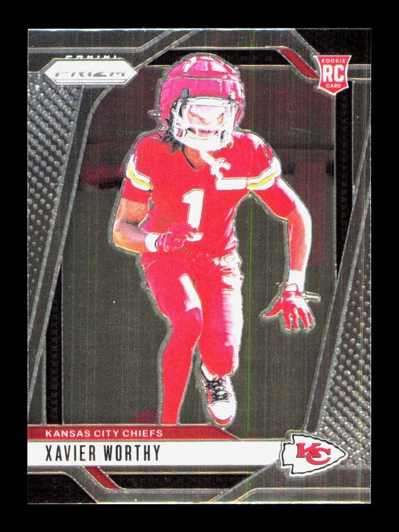 Xavier Worthy Rookie #399 2024 Panini Prizm Kansas City Chiefs RC