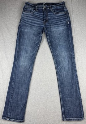 BKE Mason Jeans Men s 30x32 Straight Stretch Medium Wash Blue Denim