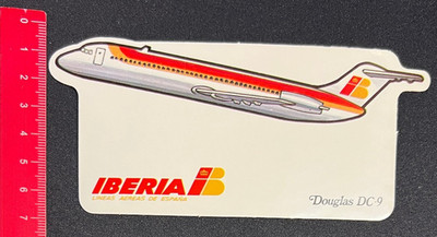 IBERIA Lineas Aereas de Espana - Douglas DC-9 - Aufkleber Sticker /07061779