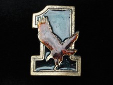 QH15166 VINTAGE 1975  AMERICAN BALD EAGLE 1  COMMEMORATIVE BELT BUCKLE