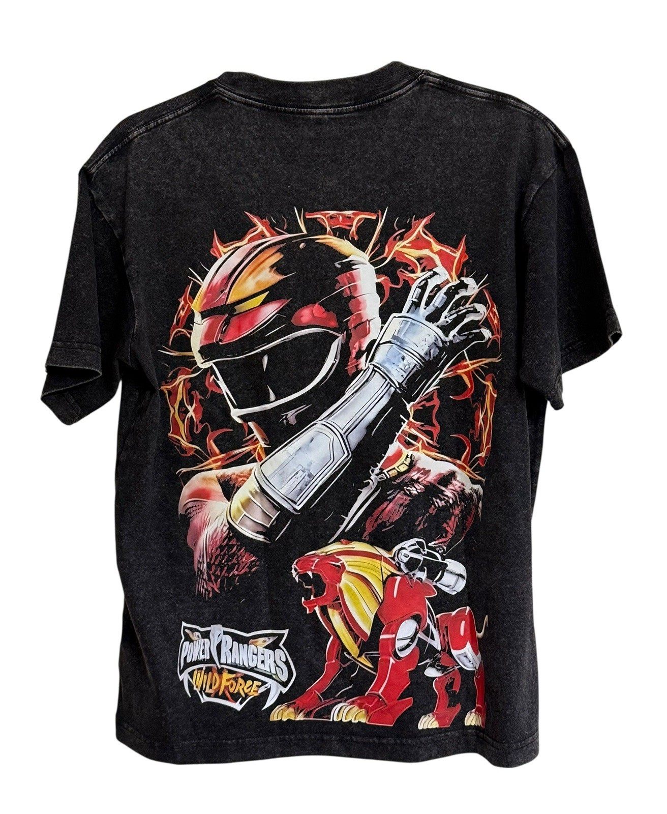 Power Rangers Wild Force T-Shirt Black Men’s S