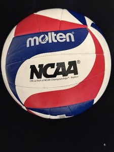 Molten NCAA MS500 Swirl Volleyball Red White Blue Replica Game Ball