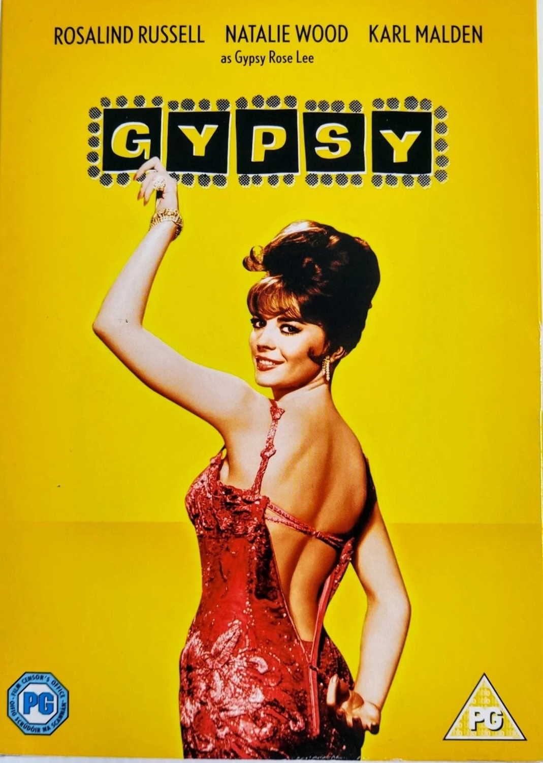 Gipsy DVD 1962 Musical Slipcover Natalie Wood Karl Malden Mervyn LeRoy
