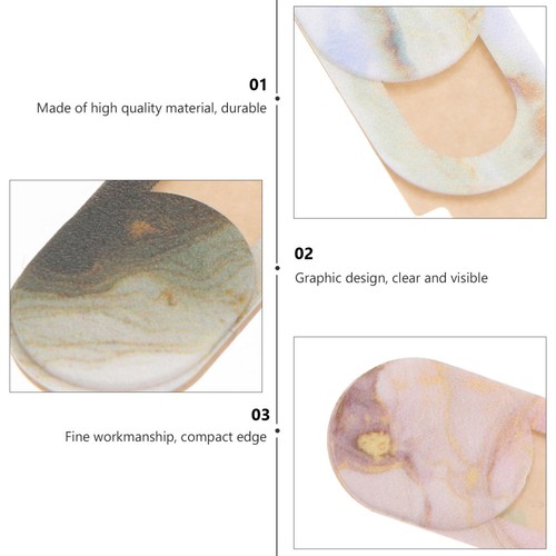 10Pcs Marble Style Camera Cover Privacy Cover Privacy Sticker (Mixed Style) - 第 4/12 張圖片