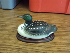 Minnesota Common Loon Bachmans Andrea By Sadek Figurine Hand Painted