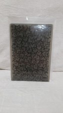 Sizzix Confetti Hearts Textured Impressions 3D Embossing Folder 663201 Black