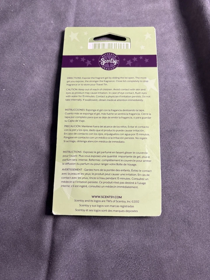 Lata de viaje Scentsy Lucky in Love fragancia descontinuada nueva sellada 2012 Foto 2 de 2
