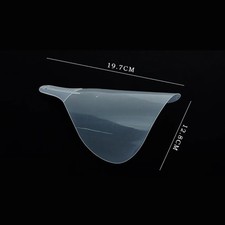 Hair Salon Face Shield - Clear Plastic Hair Cutting Protection - Waterproof