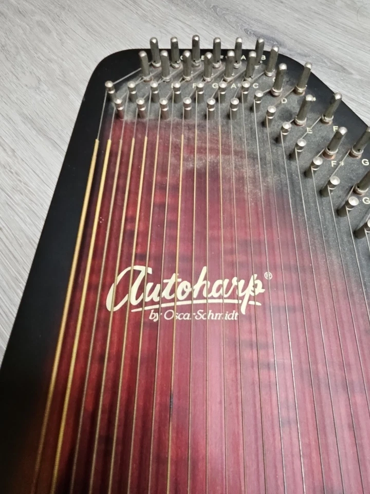 FOR PARTS or REPAIR | Oscar Schmidt 21 Chord Autoharp | OS21C | Tobacco Sunburst - Image 4 of 4
