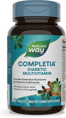 Completia Diabetic Multivitamin, Provides Essential Nutrients, with Alpha Lipoic
