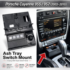 Porsche Cayenne 955 957 2003-2010 Ashtray Retrofit For Mictuning Switch Panel Porsche Cayenne 955 957 2003-2010 Ashtray Retrofit For Mictuning Switch Panel