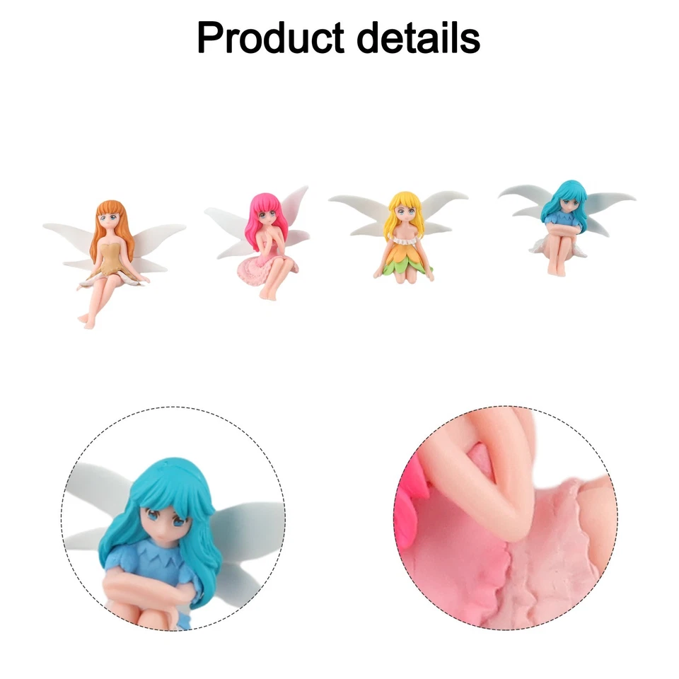 4 figuras de hadas coloridas perfectas para jardines y celebraciones Foto 3 de 4