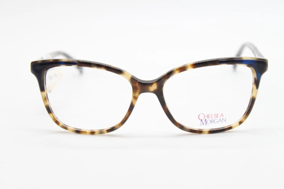 NUEVAS GAFAS CHELSEA MORGAN CM 20216 AZUL TORTUGA AUTÉNTICAS 53-16 Foto 2 de 4