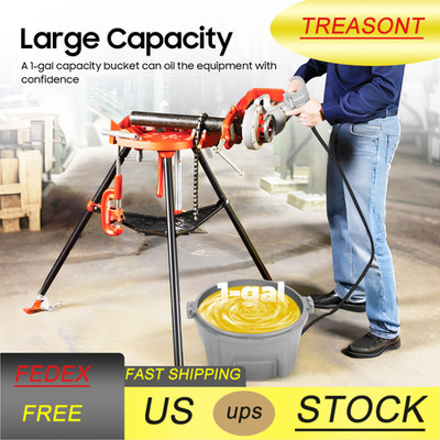 Handheld Oiler Bucket Oil Gun Kit Lubricator of Pipe Threader Threading Machine