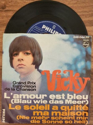 VICKY LEANDROS - L amour est bleu (Blau wie das Meer) -  ESC 1967