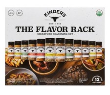 Kinder  s The Flavor Rack Signature Seasoning Set, Contains 12 Bottles