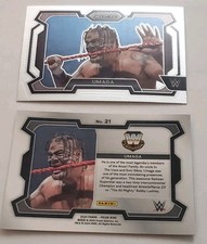 2024 Panini Prizm WWE #21 Umaga Legend Wrestling Trading Card 