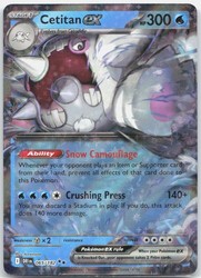Cetitan ex 065/182 Destined Rivals Double Rare Holo