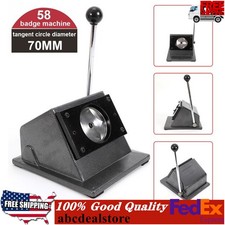 Graphic Punch Die Cutter Round Punch Die Cutter 58mm/2.28in Button Maker USA