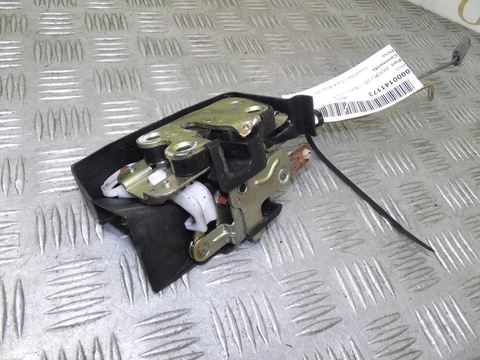 Conjunto de cerradura de puerta trasera lado cercano pasajero izquierdo Kia Rio MK1 2000-2007U Foto 3 de 4