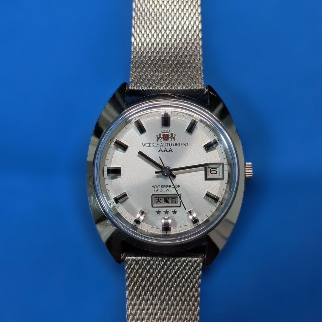 Working automatic watch ORIENT Weekly Auto AAA 19… - image 1