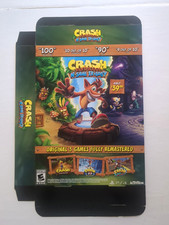 CRASH BANDICOOT N SANE TRILOGY PS4 GAMESTOP EXCLUSIVE PROMO DISPLAY MOCK BOX NM