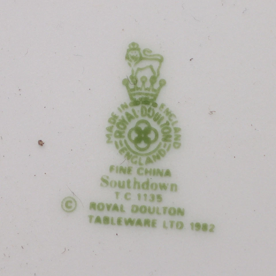 Juego de platillos taza de té Royal Doulton Southdown TC1135 Bone China England Foto 4 de 4