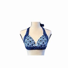 Tommy Bahama Shibori Splash Halter Padded Bikini Top XS