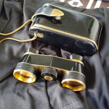 Vintage Carl Zeuss Diadem Opera Glasses Binoculars  Case