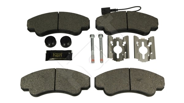 Vorderachse Hart 248 924 Bremsbelagsatz, Scheibenbremse FüR CitroËN,Fiat,Peugeot-image