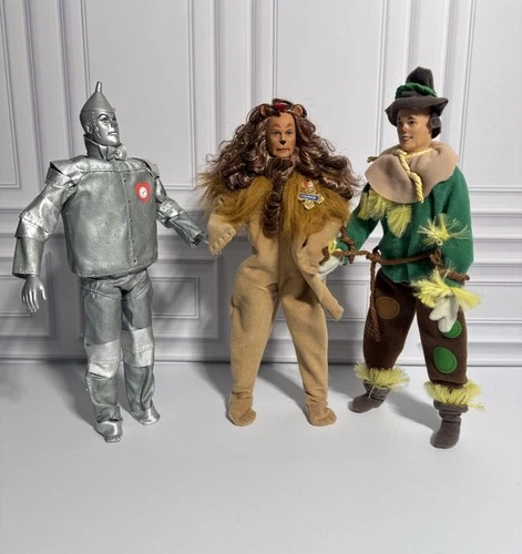 VTG Mattel Barbie Wizard Of Oz Collection Lot Scarecrow Tin-man & Cowardly Lion