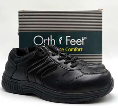 OrthoFeet WHITNEY Women's NEW Orthopedic Walking Sneaker Black Multiple Sizes