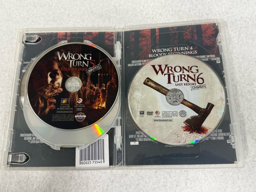 Wrong Turn Complete Movie Collection DVD Set (2003) Horror Film Rare OOP! - Picture 5 of 5