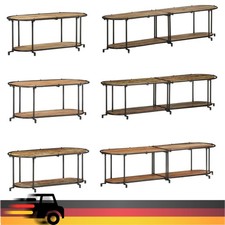 Industrie TV Schrank Lowboard Retro TV-Regal Fernsehtisch TV-Tisch mit Ablagen