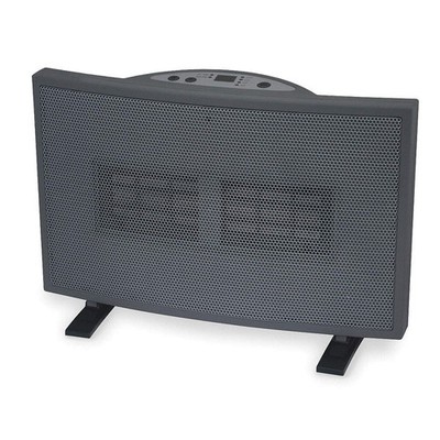 DAYTON 1VNY2 Prtbl Elct Heatr,Gray,10-3/8'' H 1VNY2