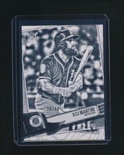 NICK MARTINI 2019 TOPPS BIG LEAGUE BLACK & WHITE RC PARALLEL 25/50 #281