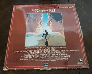 The Karate Kid Laserdisc Ralph Macchio Pat Morita 1984 2 Disc Cult Classic W38